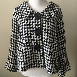 Anthropology XS/S Houndstooth Jacket